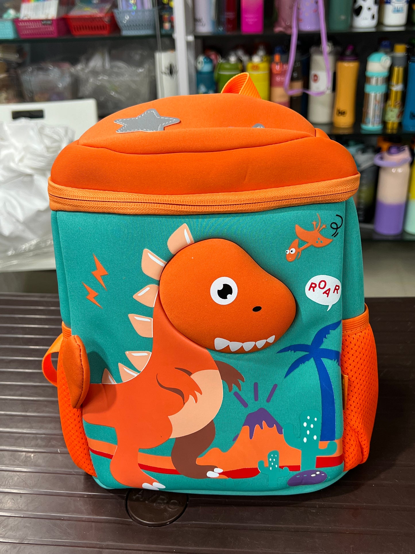 3d Dino print neoprene material bag