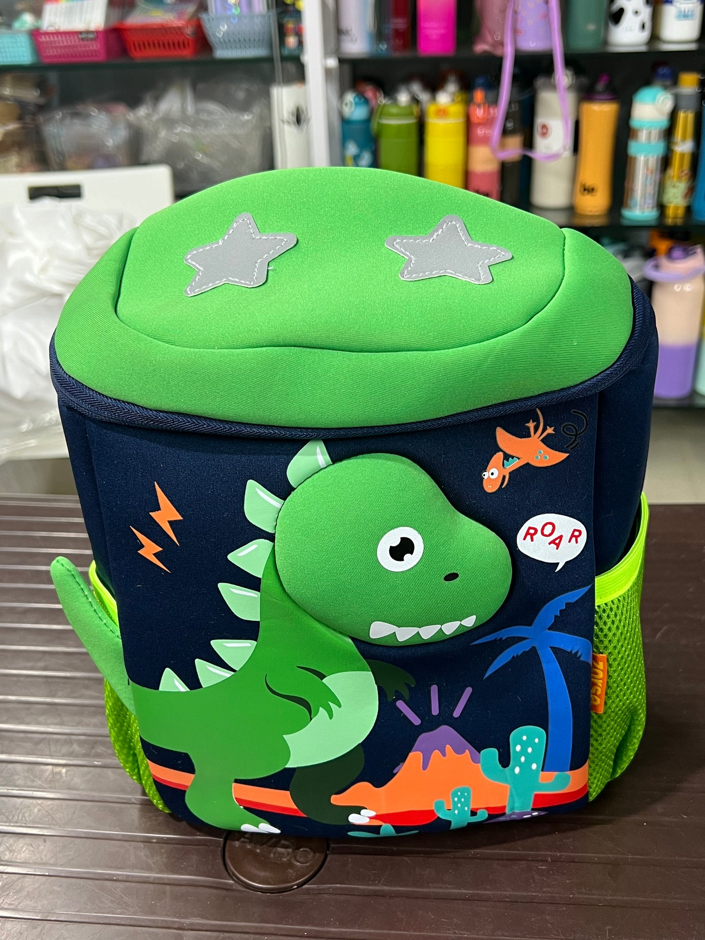 3d Dino print neoprene material bag