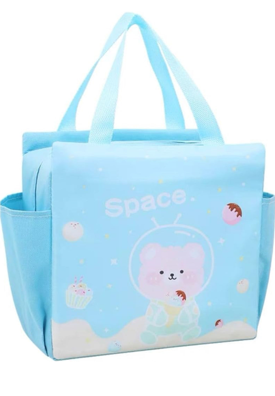 Animal cartoon print insulated lunch bag