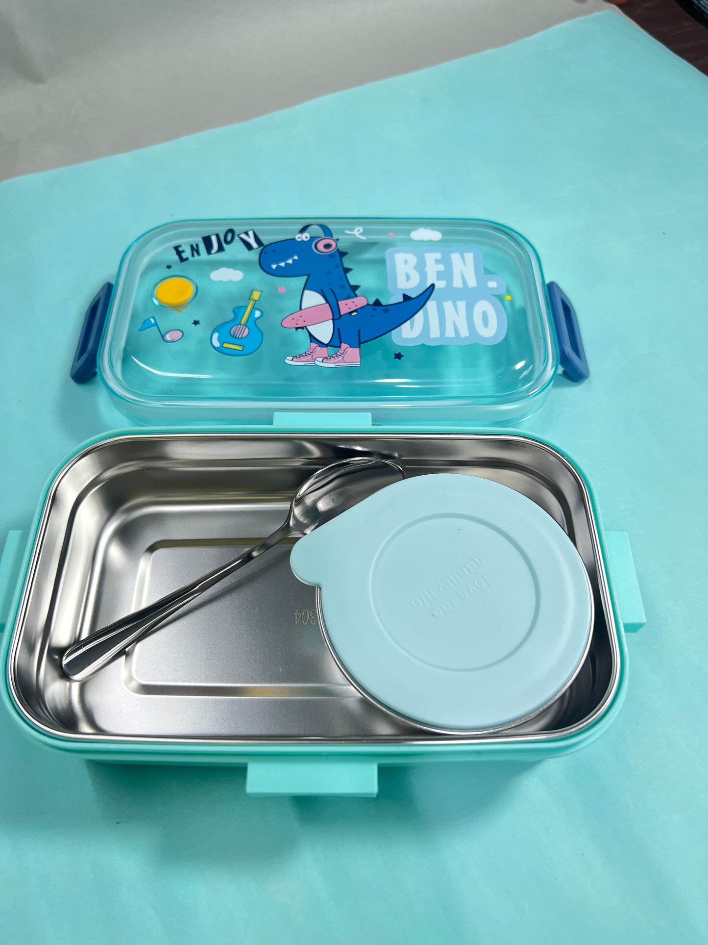 Stainless steel lunch box (700ml + 150ml bowl)