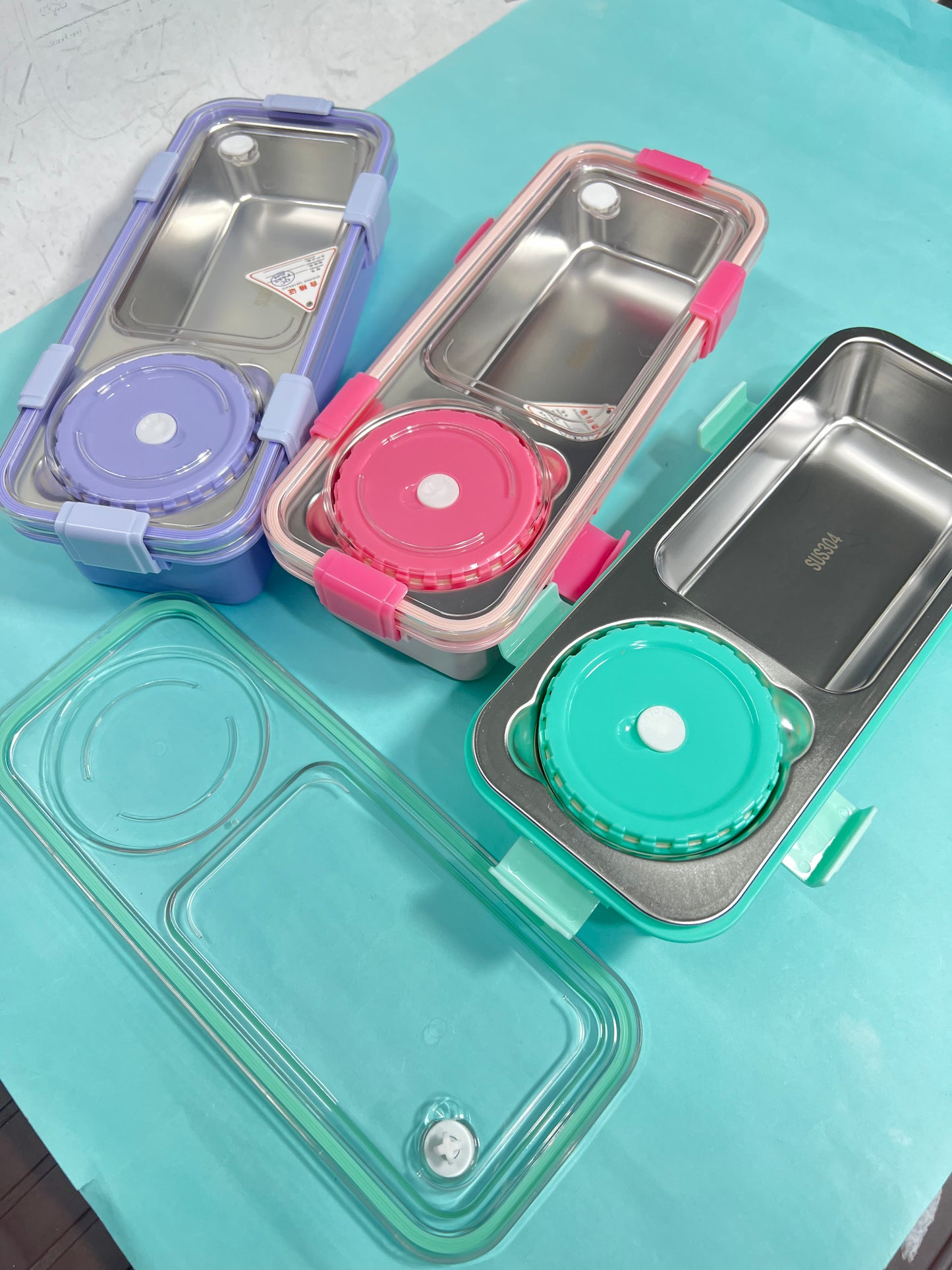 Sleek Bento Lunch Box (Stainless Steel)