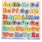 Wooden Educational Abc Puzzle Upper Case and Lower Case Letters