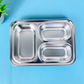 Stainless Steel 3-Compartment spill & leak proof 710 ml Lunch Boxes