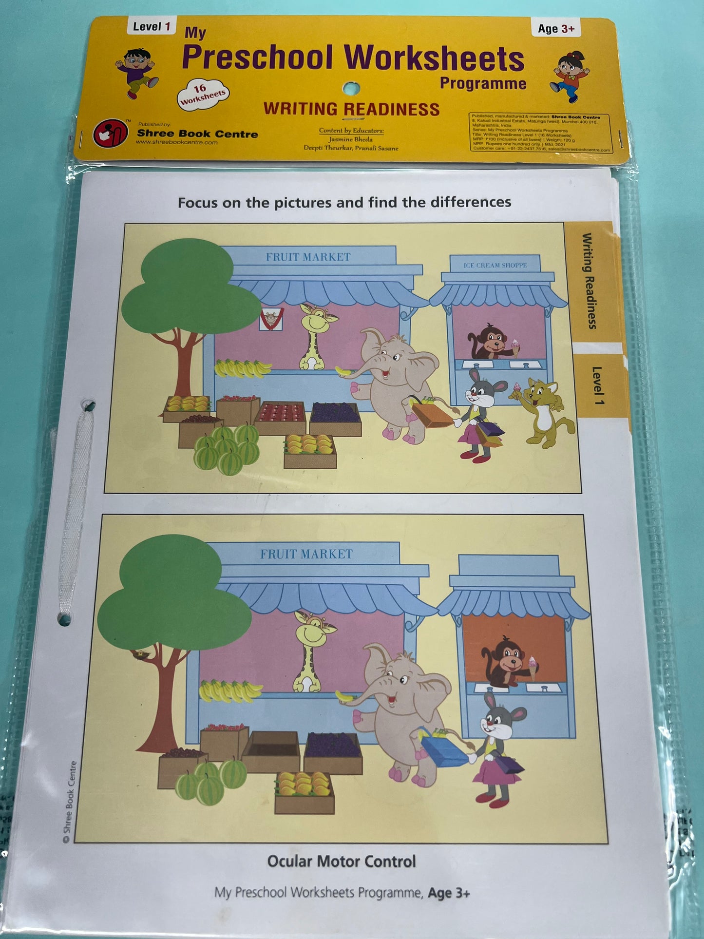 Preschool worksheets level 1(3+yrs)