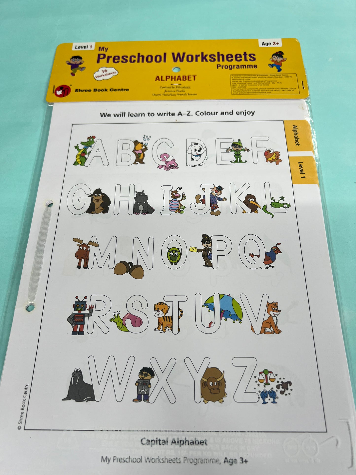 Preschool worksheets level 1(3+yrs)