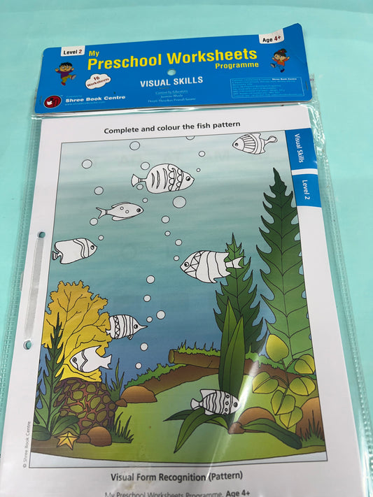 Preschool worksheets level 2(4+yrs)