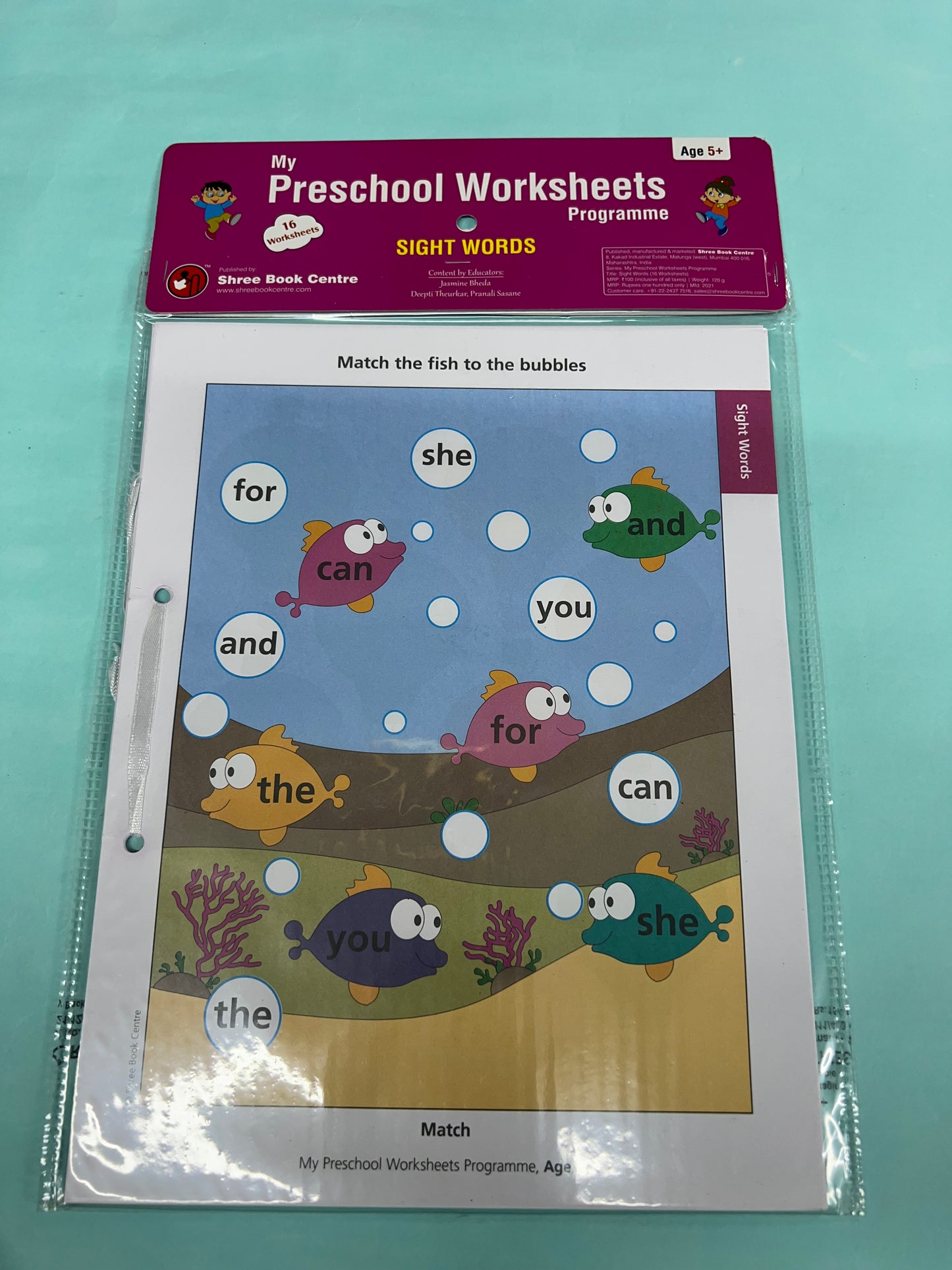 Preschool worksheets level 3(5+yrs)