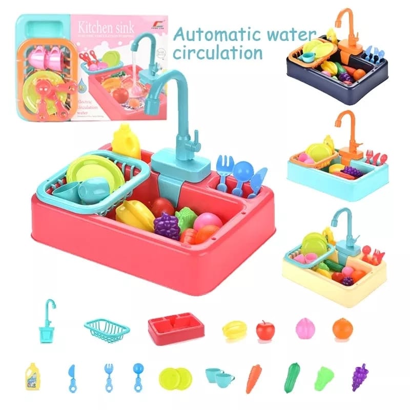 Automatic Water Circulating Kitchen Sink Toy