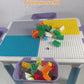 Multipurpose Lego  table with 154 blocks